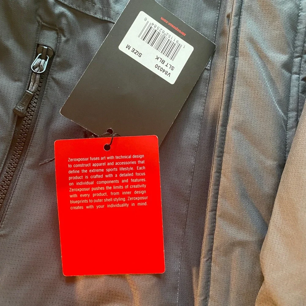 Zeroxposur 3-in-1 Systems Jacket Mens Medium Grey Black ThermoCloud Hooded Coat